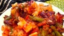Slow Cooker Layered Hamburger Casserole Slow Cooker Layered Hamburger Casserole