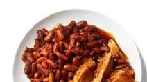 Ham with Barbecue Beans Ham with Barbecue Beans