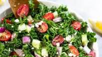 Greek Kale Salad with Lemon Olive Oil Dressing Greek Kale Salad with Lemon Olive Oil Dressing