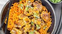 Honey Ginger Garlic Chicken Carrot Noodle Bowls Honey Ginger Garlic Chicken Carrot Noodle Bowls