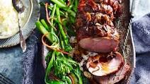 Sticky glazed slow-roasted pork Sticky glazed slow-roasted pork