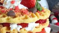 Strawberry Shortcake Waffles Strawberry Shortcake Waffles