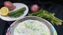 Cucumber onion raita Cucumber onion raita