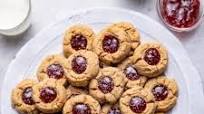 Peanut Butter Jam Thumbprint Cookies Peanut Butter Jam Thumbprint Cookies