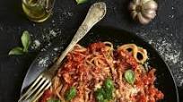Healthy Spaghetti with Veggie Bolognese Sauce Healthy Spaghetti with Veggie Bolognese Sauce