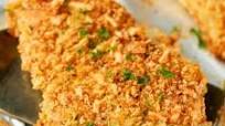 Crispy Parmesan Crusted Chicken (Baked) Crispy Parmesan Crusted Chicken (Baked)