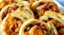 Salami and Cheese Pinwheels Salami and Cheese Pinwheels