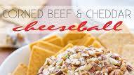 Corned Beef and Cheddar Cheeseball Corned Beef and Cheddar Cheeseball