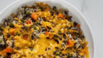 Duo Crisp + Air Fryer - One Pot Cheesy Beef and Rice Casserole Duo Crisp + Air Fryer - One Pot Cheesy Beef and Rice Casserole