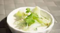 Khira raita o raita de pepino Khira raita o raita de pepino