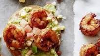 Avocado Shrimp Tostadas Avocado Shrimp Tostadas
