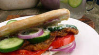 Grilled Eggplant Gyros {Meatless} Grilled Eggplant Gyros {Meatless}
