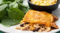 Skinny Chicken Enchilada Casserole Skinny Chicken Enchilada Casserole