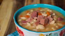 Crock-Pot Ham and Beans Recipe Crock-Pot Ham and Beans Recipe