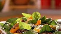 Spinach Salad with Grilled Mediterranean Vegetables Spinach Salad with Grilled Mediterranean Vegetables