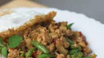 Pad Kra Pao (Pad Gaprao) Chicken Stir-Fry with Holy Basil Pad Kra Pao (Pad Gaprao) Chicken Stir-Fry with Holy Basil