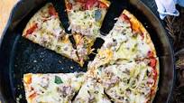 Camp Pizza with Caramelized Onions, Sausage, and Fontina Camp Pizza with Caramelized Onions, Sausage, and Fontina