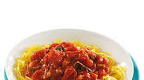 Spaghetti Squash with Veggie Sauce Spaghetti Squash with Veggie Sauce