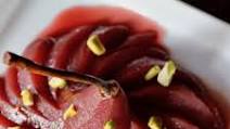 Port Wine Poached Pears Port Wine Poached Pears