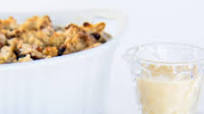 Irish Soda Bread Pudding with Bailey's Crème Anglaise Irish Soda Bread Pudding with Bailey's Crème Anglaise