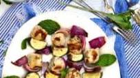 Lemony Chicken Souvlaki with Tzatziki Sauce Lemony Chicken Souvlaki with Tzatziki Sauce