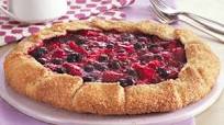 Triple Berry and Rhubarb Galette Triple Berry and Rhubarb Galette