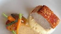 Delicious Pork With Parsnip Puree And Apples Delicious Pork With Parsnip Puree And Apples