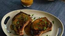 Pan-Seared Pork Chops with Sweet Mustard Sauce Pan-Seared Pork Chops with Sweet Mustard Sauce