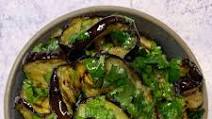 Mediterranean Roasted Eggplant Recipe with Parmesan and Coriander Mediterranean Roasted Eggplant Recipe with Parmesan and Coriander