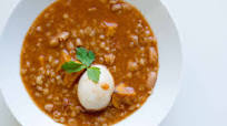 Sweet Potato Vegetarian Hamin (Shabbat Stew) Sweet Potato Vegetarian Hamin (Shabbat Stew)