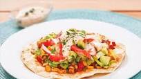 Tostadas de camarón con surimi Tostadas de camarón con surimi