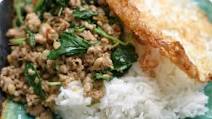 Stir Fried Pork with Holy Basil Stir Fried Pork with Holy Basil