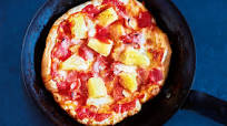 Ham and pineapple pizza Ham and pineapple pizza