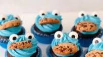Easy Cookie Monster Cupcakes Easy Cookie Monster Cupcakes