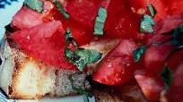Bruschetta with Fresh Tomatoes Bruschetta with Fresh Tomatoes