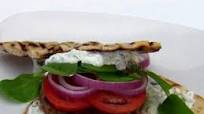 Lamb Burgers with Feta Tzatziki Spread Lamb Burgers with Feta Tzatziki Spread
