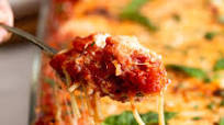Cheesy Vegetarian Baked Spaghetti Cheesy Vegetarian Baked Spaghetti
