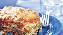 Beef, Arugula and Spinach Lasagna Beef, Arugula and Spinach Lasagna