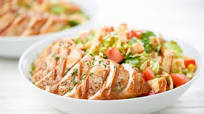 Asian Peanut Chicken Salad with crispy wonton strips Asian Peanut Chicken Salad with crispy wonton strips