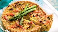 Salmon and leek quiche Salmon and leek quiche