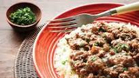 Ground Beef & Gravy with Rice Ground Beef & Gravy with Rice
