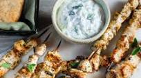 Chicken Souvlaki with Tzatziki Sauce Chicken Souvlaki with Tzatziki Sauce