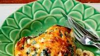 Roasted Cauliflower Steak & Spanakopita Melts Roasted Cauliflower Steak & Spanakopita Melts