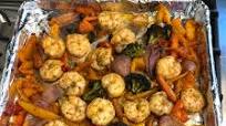 Shrimp and Vegetable Sheet Pan Dinner Shrimp and Vegetable Sheet Pan Dinner