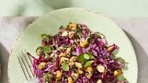 Shredded Beet and Red Cabbage Slaw with Tahini-Lime Dressing Shredded Beet and Red Cabbage Slaw with Tahini-Lime Dressing
