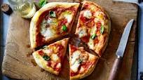 Homemade margherita pizza Homemade margherita pizza