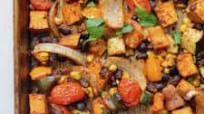 Southwestern Sheet Pan Vegan Dinner Recipe Southwestern Sheet Pan Vegan Dinner Recipe