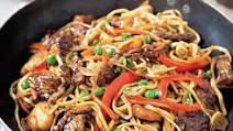 Pork chow mein Pork chow mein
