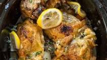 Crock Pot Lemon Garlic Chicken Crock Pot Lemon Garlic Chicken