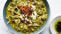 Ash Reshteh (Persian Greens, Bean and Noodle Soup) Ash Reshteh (Persian Greens, Bean and Noodle Soup)